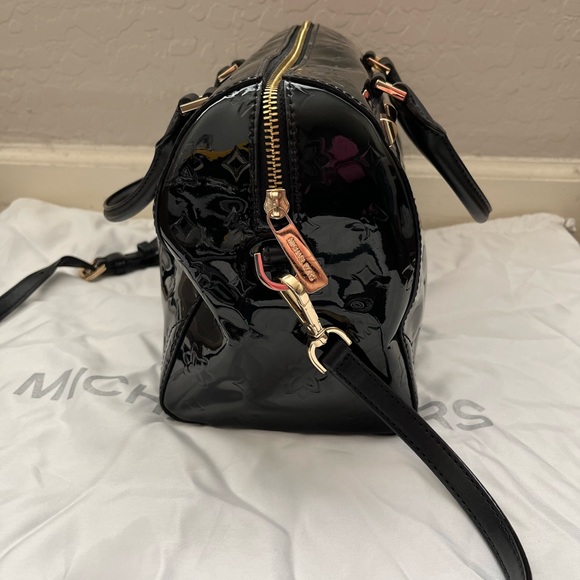 Michael Kors Kara Duffle Embossed Satchel Crossbody Bag - Picture 5 of 10